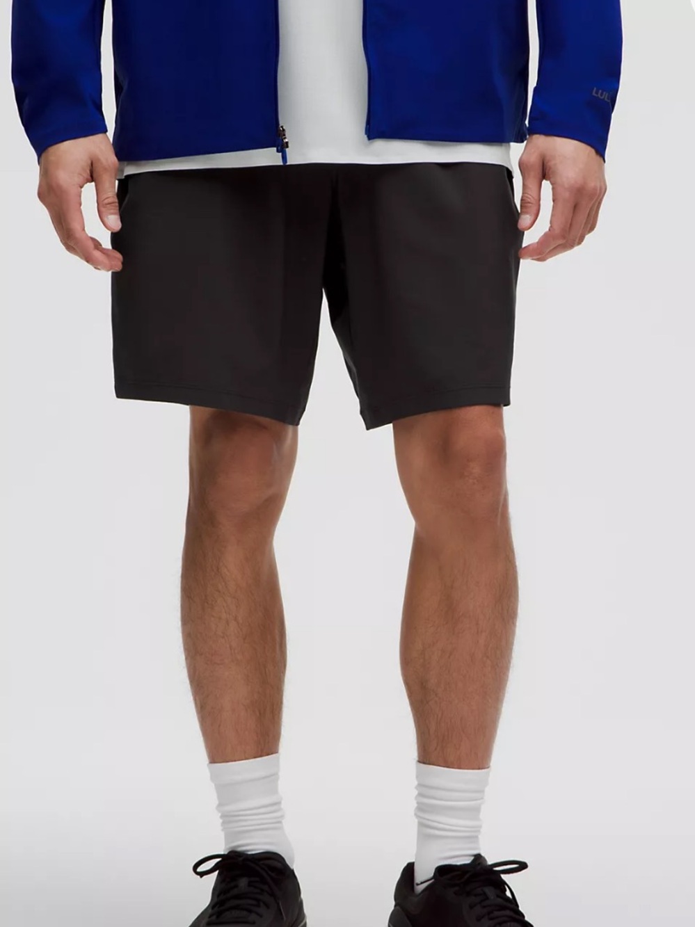 lululemon Black Pace Breaker Linerless Short 7" size Medium